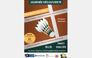 Journée d'initiation au parabadminton adapté