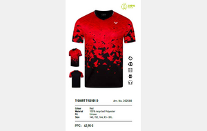 Maillot Victor Rouge Homme/Enfant