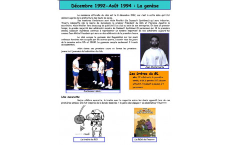 Un peu d'histoire... Episode 1 : La génèse
